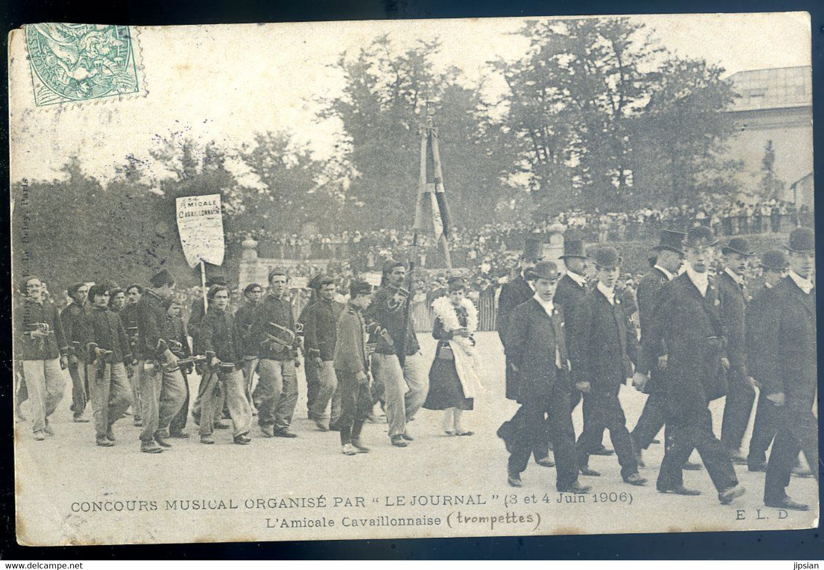 Cpa Du 84 Cavaillon -- Concours Musical Organisé Par Le Journal - 3 & 4 Juin 1906 -- Amicale Cavaillonnaise    SPT21-38 - Cavaillon