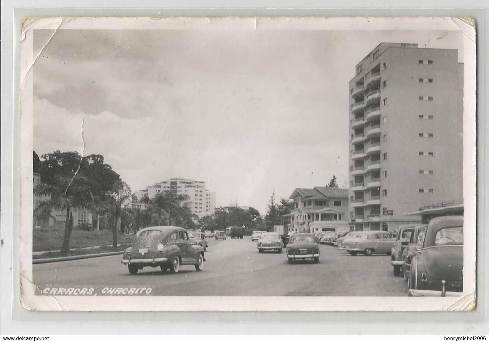 Venezuela Caracas Chacaito 1952 Carte Photo - Venezuela