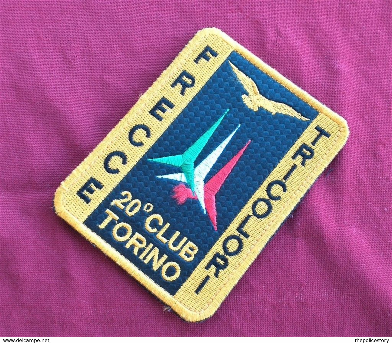 Patch Per Tuta Volo A.M. 20° Anniversario Frecce Tricolori Club Torino Nuovo - Armée De L'air