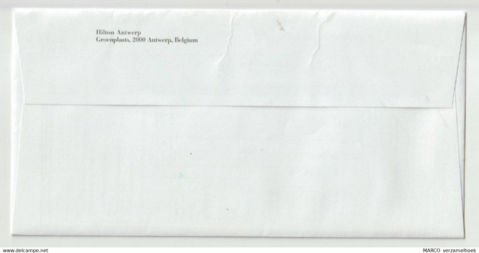 Enveloppe HILTON Hotel Antwerpen Belgie-belgique (B) - Postmarks - Lines: Distributions