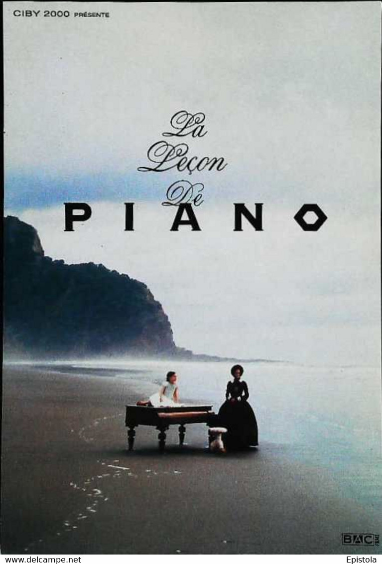 ► CPSM  Carte Affiche De Cinéma  La Leçon De Piano - Affiches Sur Carte