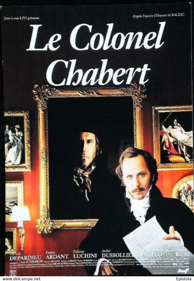 ► CPSM  Carte Affiche De Cinéma  Le Colonel  Chabert - Affiches Sur Carte