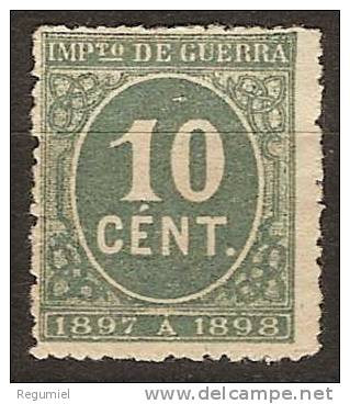 España Impuesto De Guerra 22 (*) Cifra. 1897 - Tasse Di Guerra