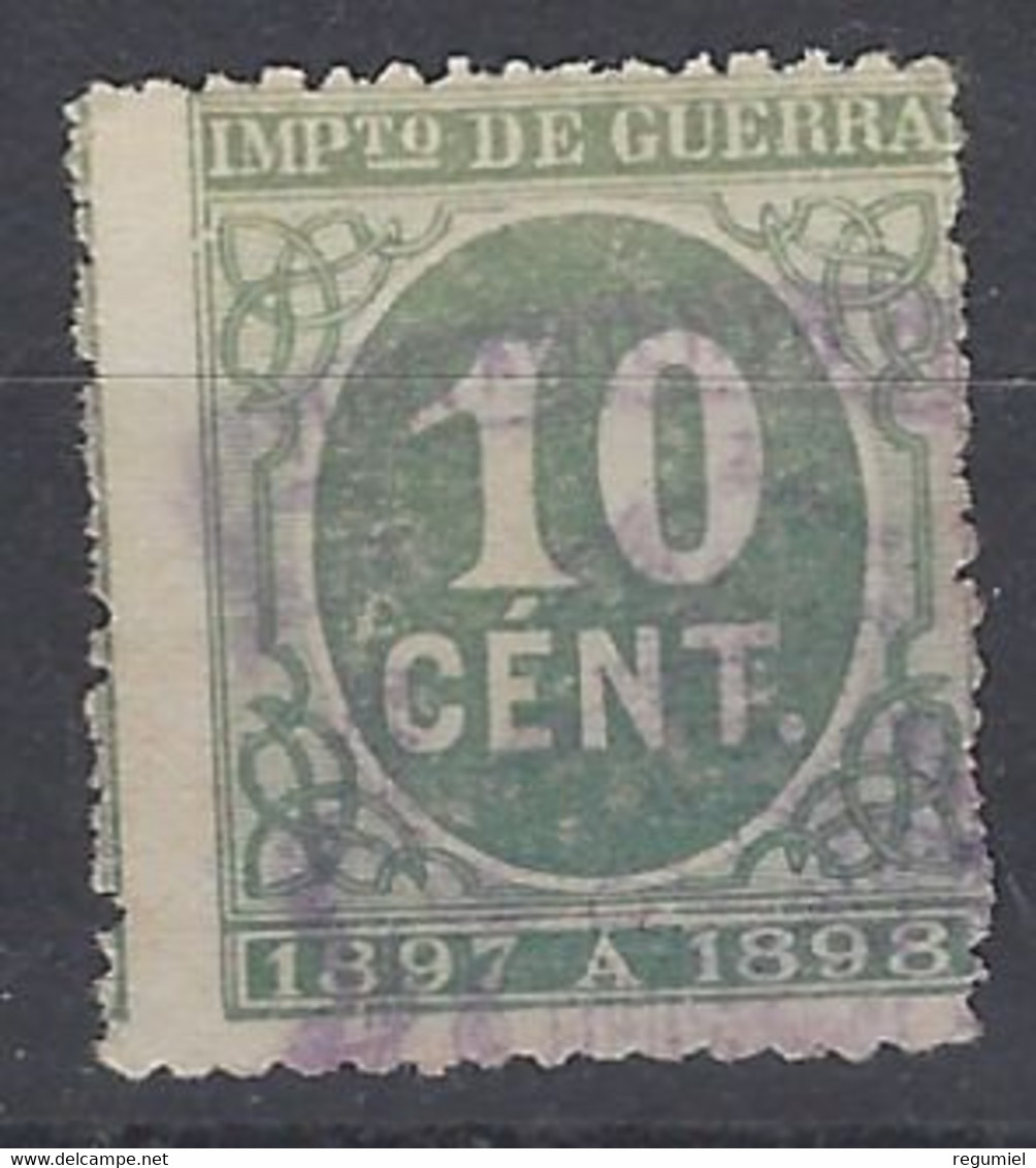 España Impuesto De Guerra U 22 (o) Cifra. 1897 - Kriegssteuermarken