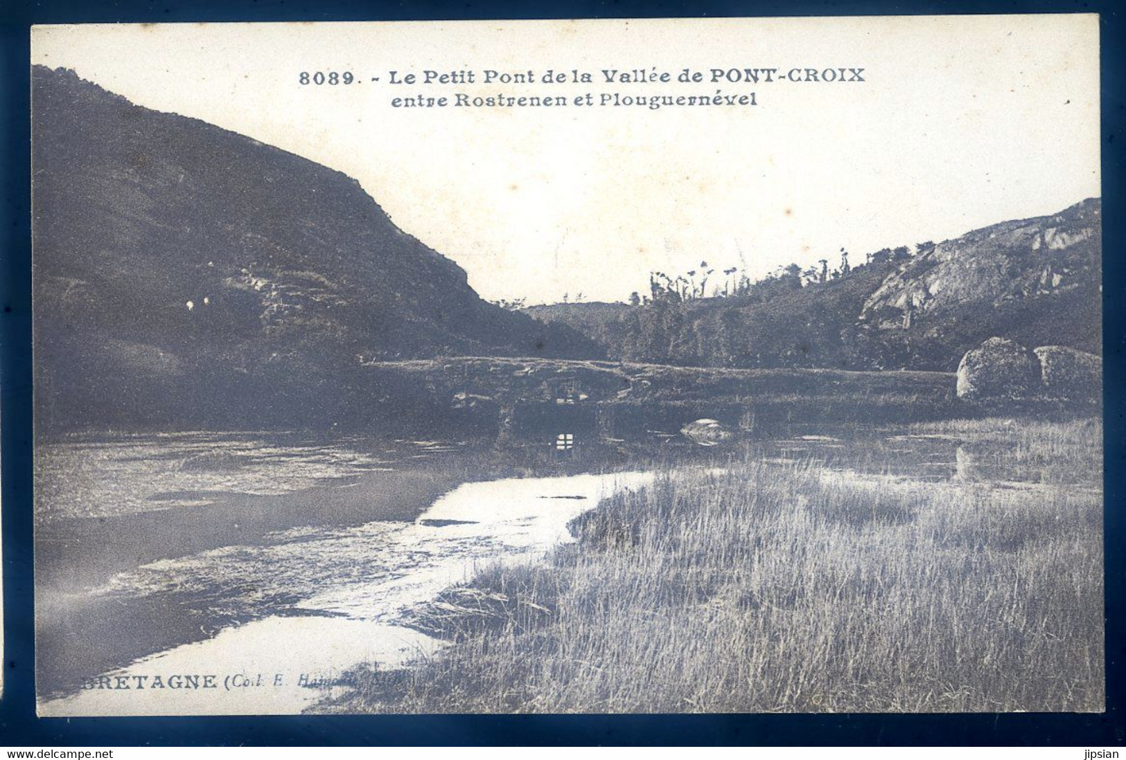 Cpa Du 22  Le Petit Pont De La Vallée De Pont Croix Entre Rostrenen Et Plouguernevel  SPT21-39 - Callac