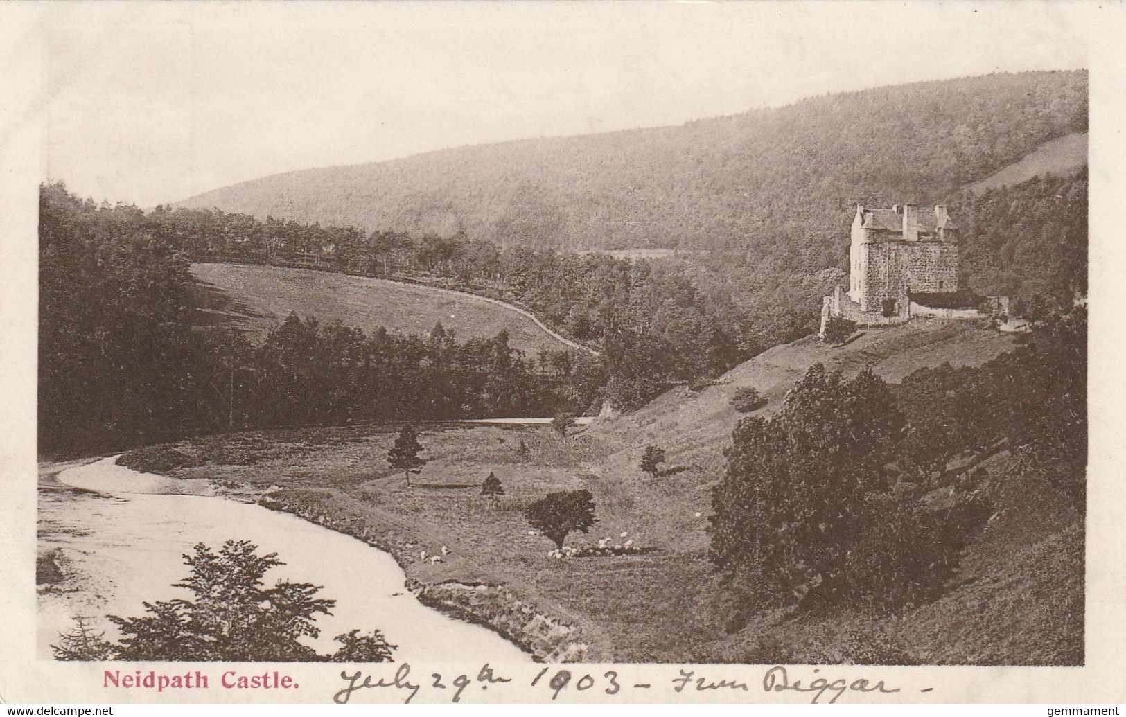 NEIDPATH CASTLE - Peeblesshire