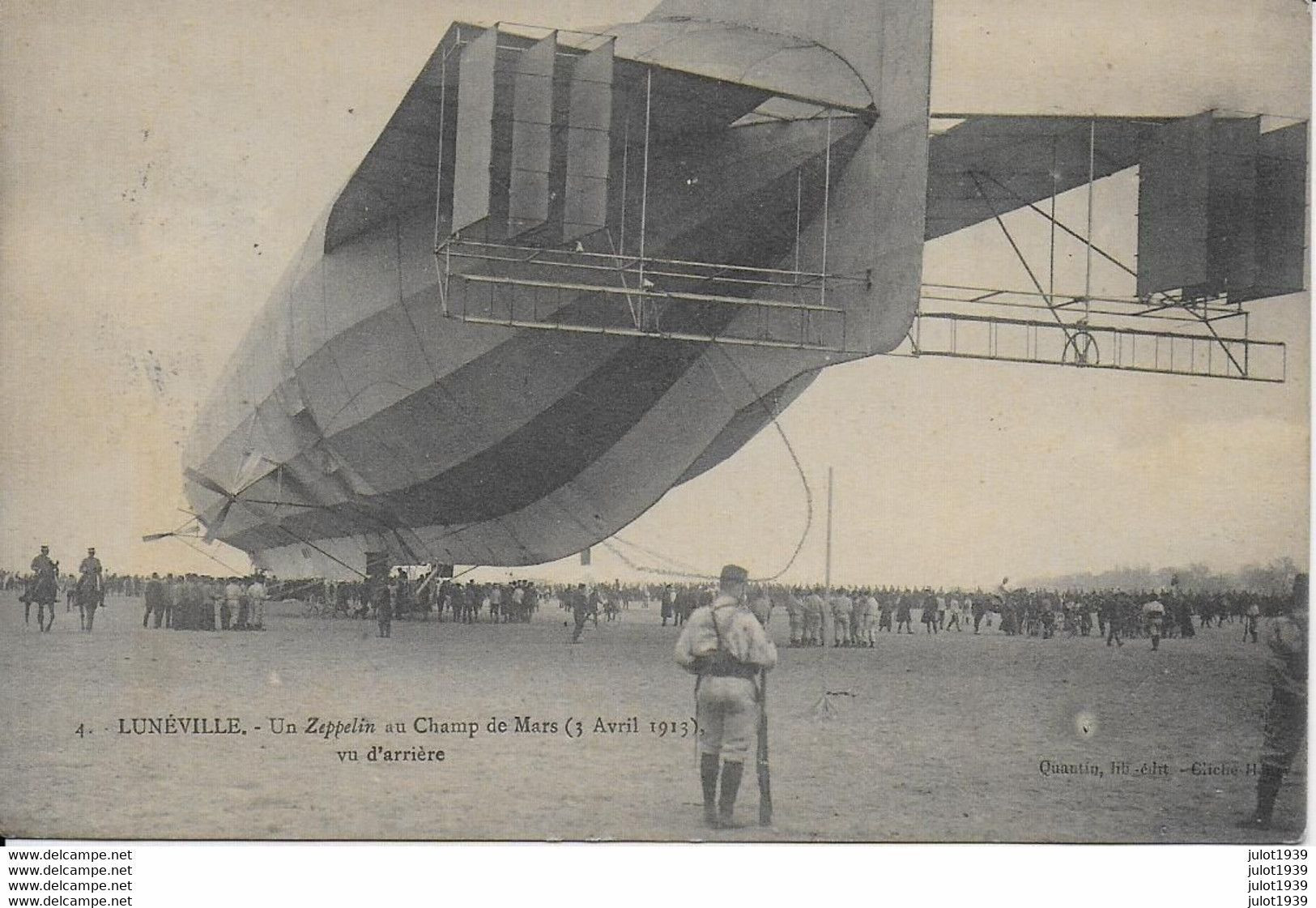 CB . LUNEVILLE ..-- 1913 Vers ETTERBEEK . 3 CARTES De ZEPPELIN , Le 3 Avril 1913 . - Luneville