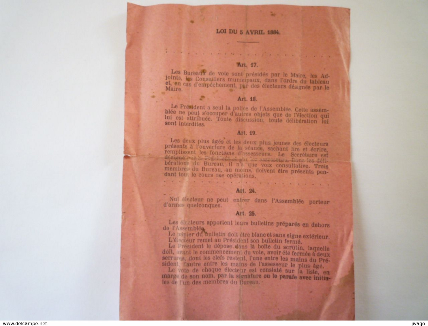 2021 - 4026  COARRAZE  :  CARTE D'ELECTEUR  1912   XXX - Non Classés