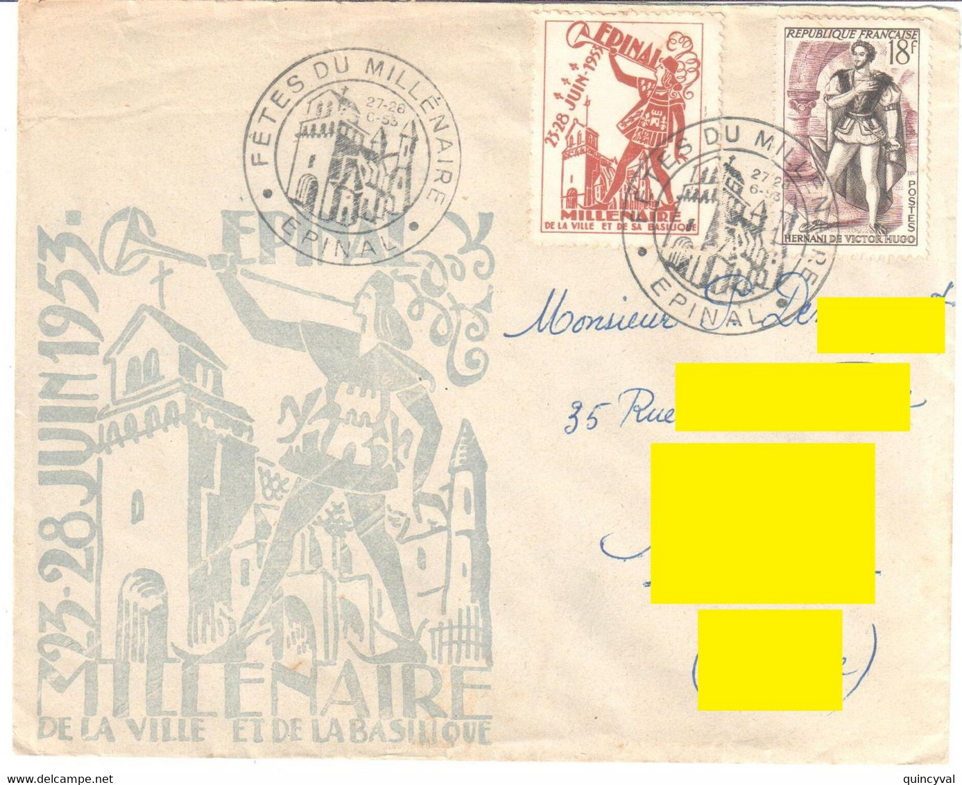 MONTIGNY Les METZ Moselle Lettre Journée Du Timbre 6 Et 7 Mars 1948 6F + 4F Arago Yv 794 - Commemorative Postmarks
