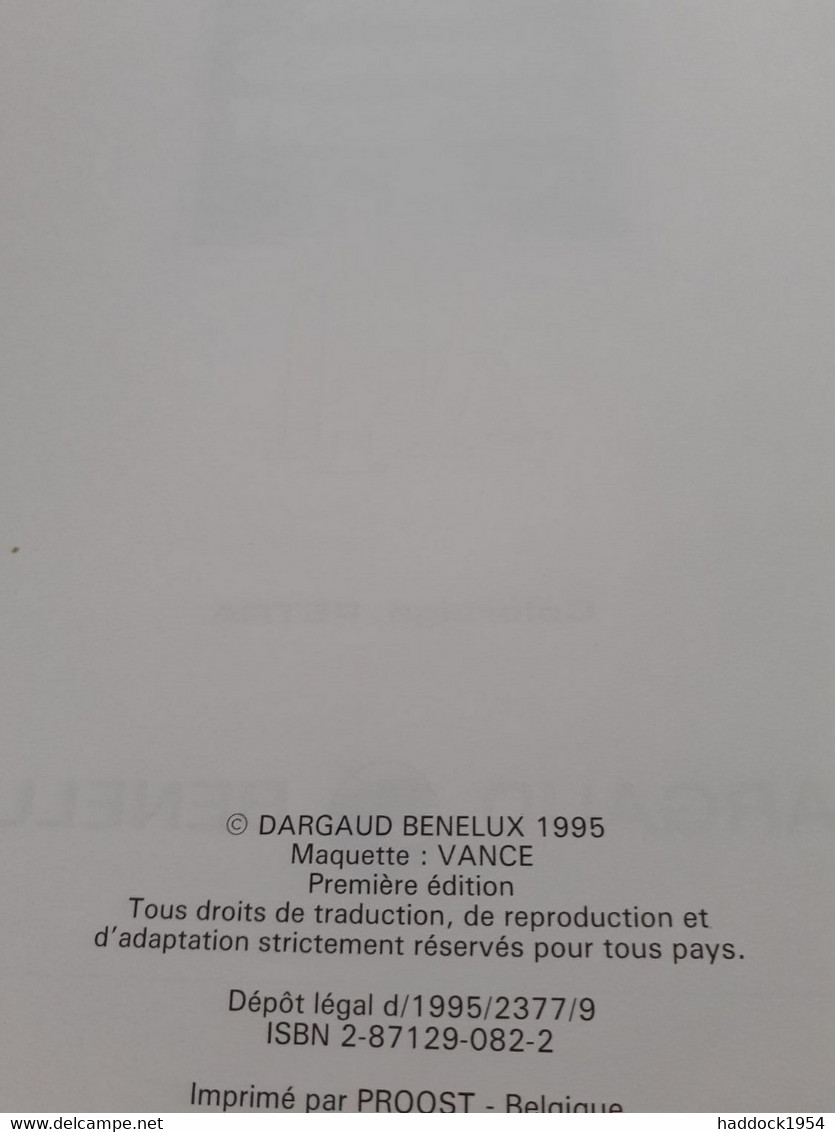 Trois Montres D'argent XIII Tome 11  WILLIAM VANCE JEAN VAN HAMME Dargaud 1995 - XIII