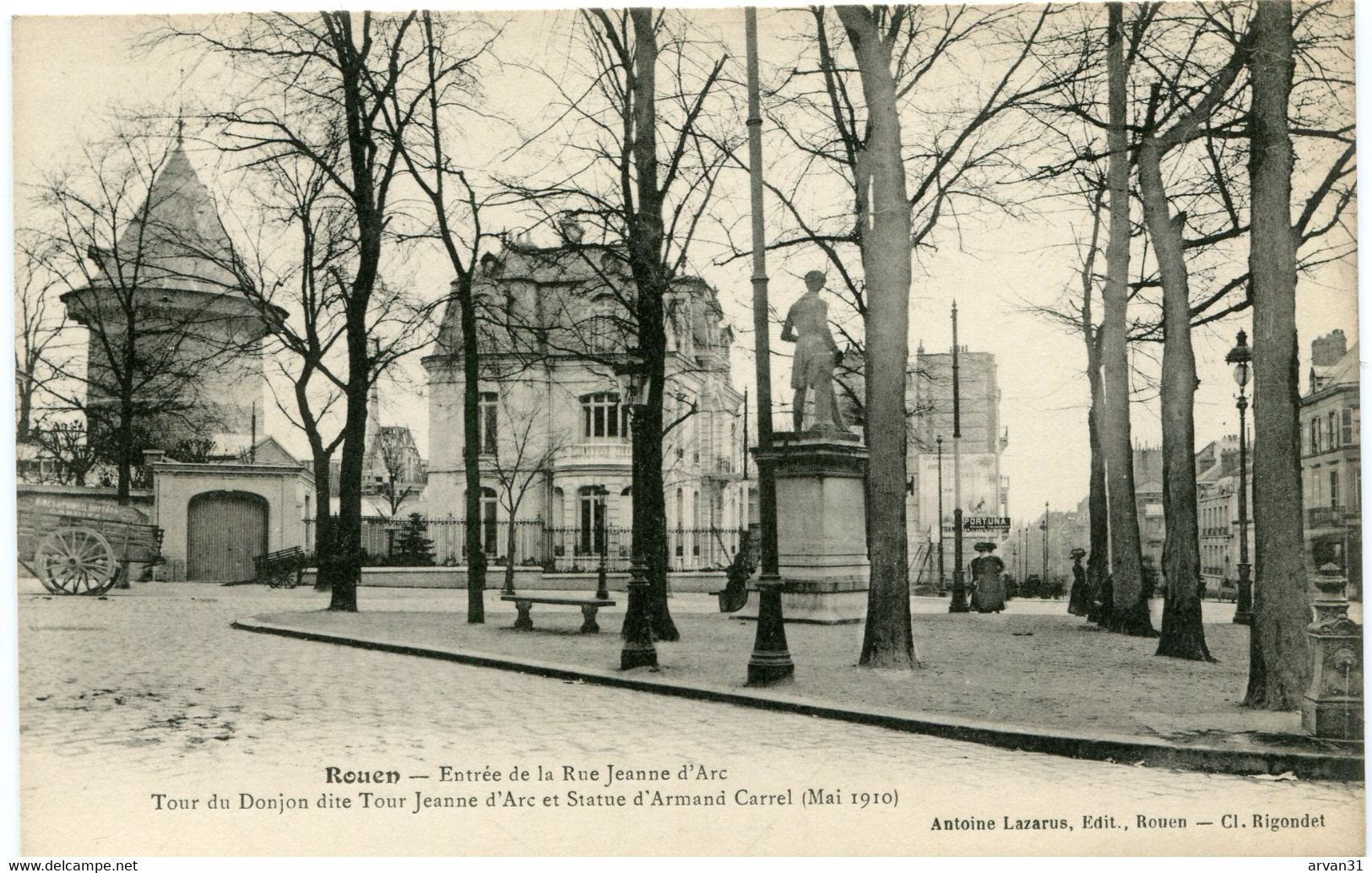 ROUEN - ENTREE De La RUE JEANNE D' ARC - - Rouen