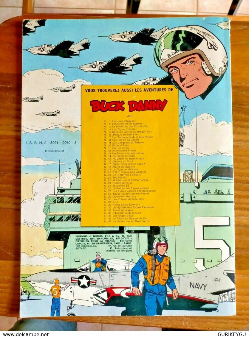Les Aventures De BUCK DANNY 23 Mission Vers..DUPUIS Victor Hubinon Charlier 1974 - Buck Danny