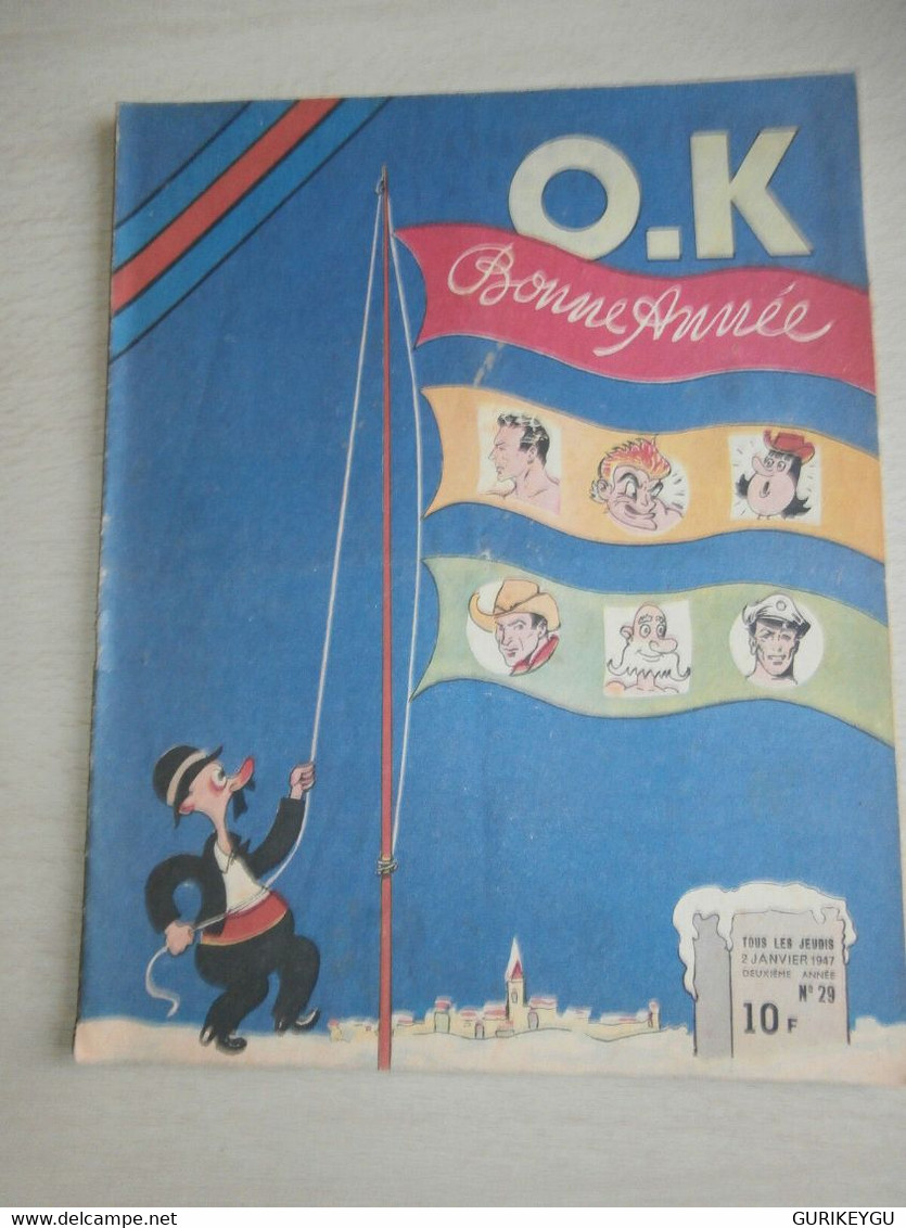 OK L'hebdomadaire De La Jeunesse 02/01/1947 N° 29 ARYS BUCK UDERZO Jean ACHE - Buck Danny