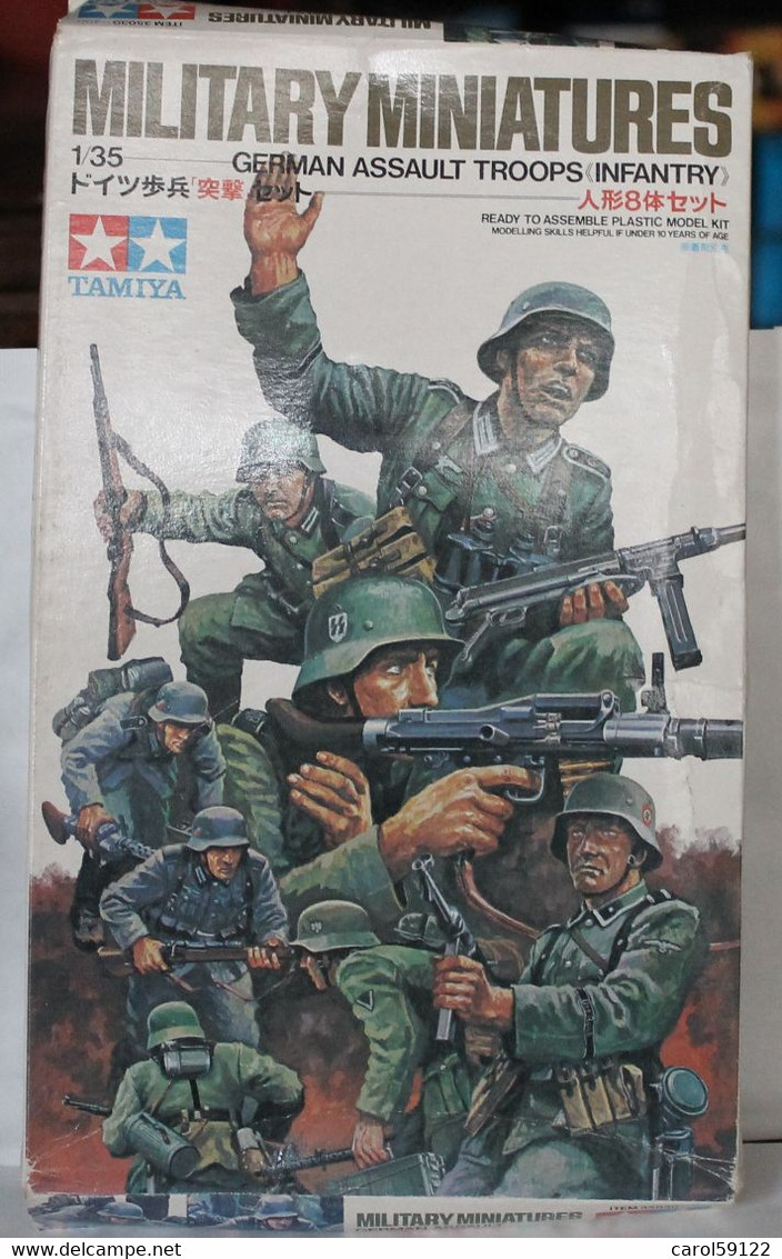 Maquette TAMIYA 1/35 GERMAN ASSAULT TROOPS INFANTRY - Leger