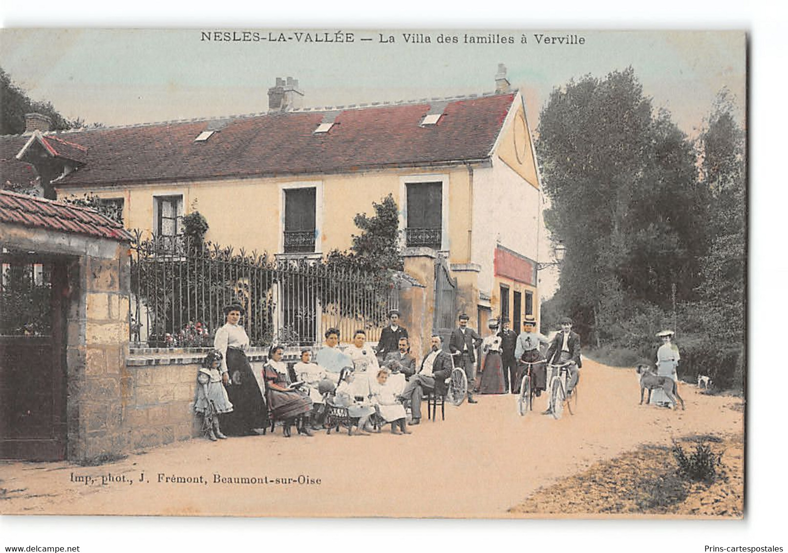 CPA 95 Nesles La Vallée La Villa Des Familles à Verville - Nesles-la-Vallée