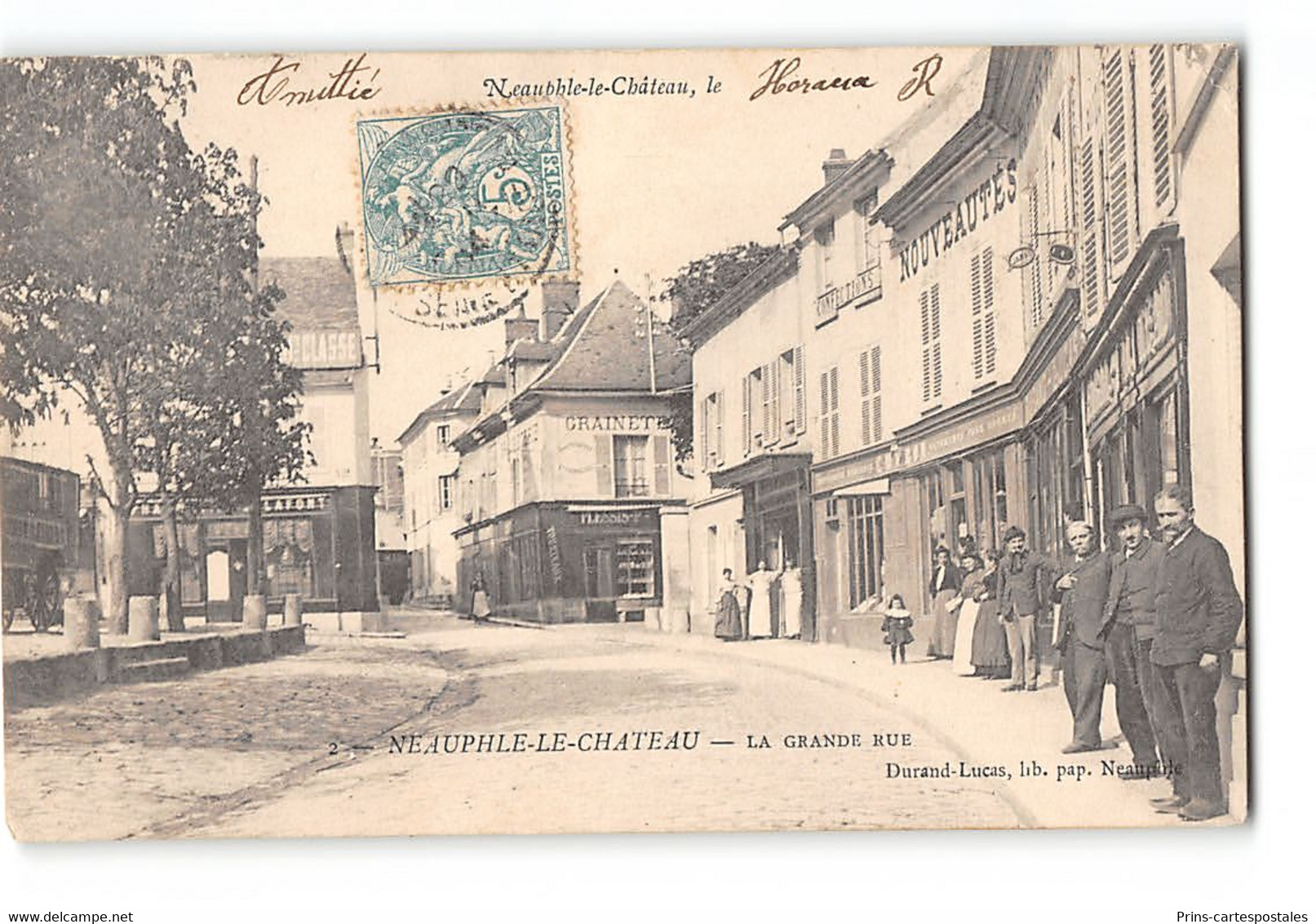 CPA 78 Neauphle Le Chateau La Grande Rue - Neauphle Le Chateau