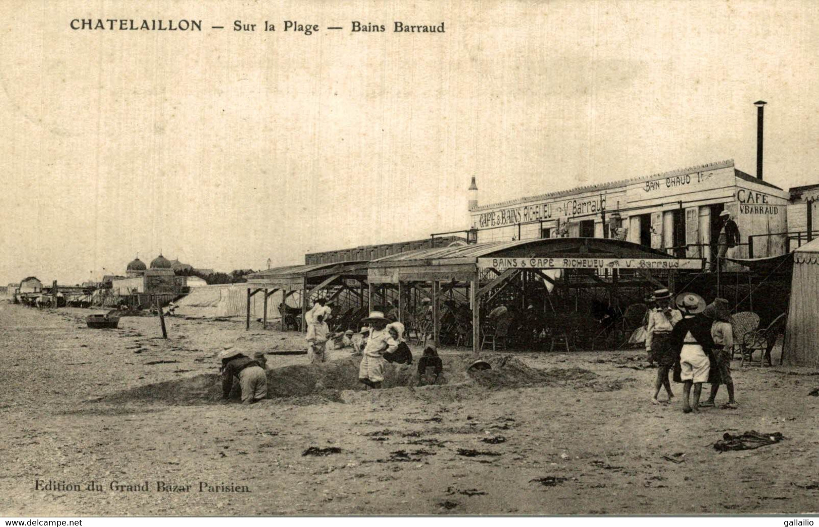 CHATELAILLON SUR LA PLAGE BAINS BARRAUD - Châtelaillon-Plage