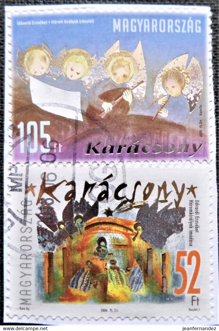 2 Timbres Sur Fragment  De 2006 Et 2010 - Used Stamps