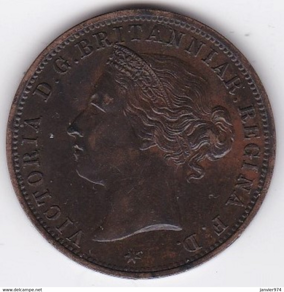 Jersey, 1/12 Shilling 1881. Victoria, Bronze, 75153 Exemplaires, KM# 8 - Jersey