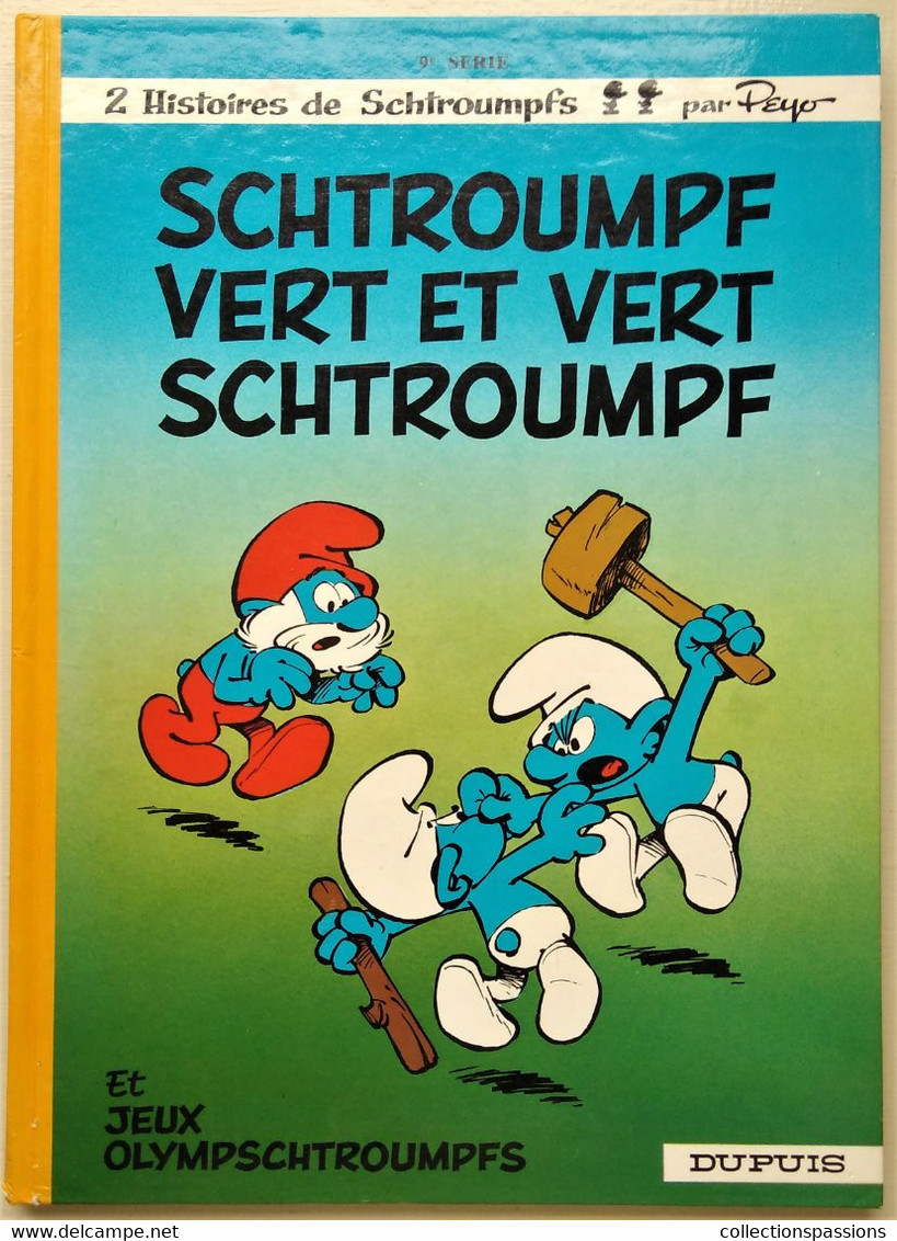 BD - LES SCHTROUMPFS - Schtroumpf Vert Et Vert Schtroumpf - - Schtroumpfs, Les