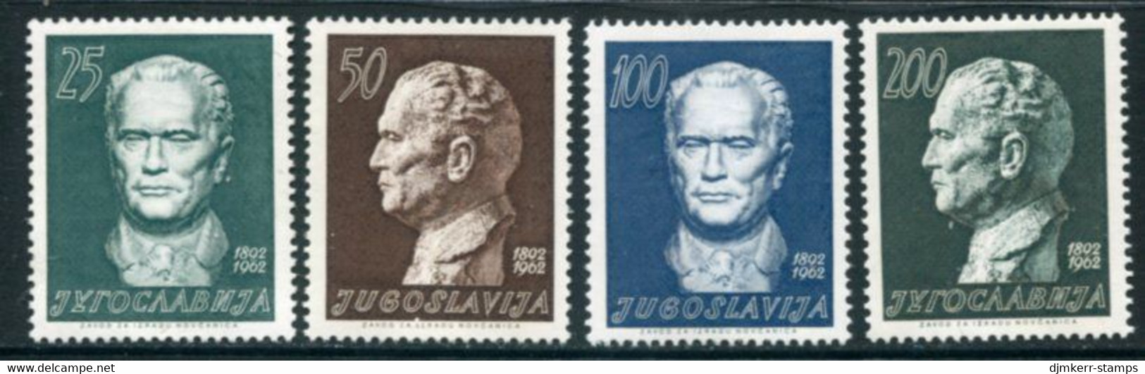 YUGOSLAVIA 1962 Tito 70th Birthday MNH / **.  Michel 1003-06A - Neufs