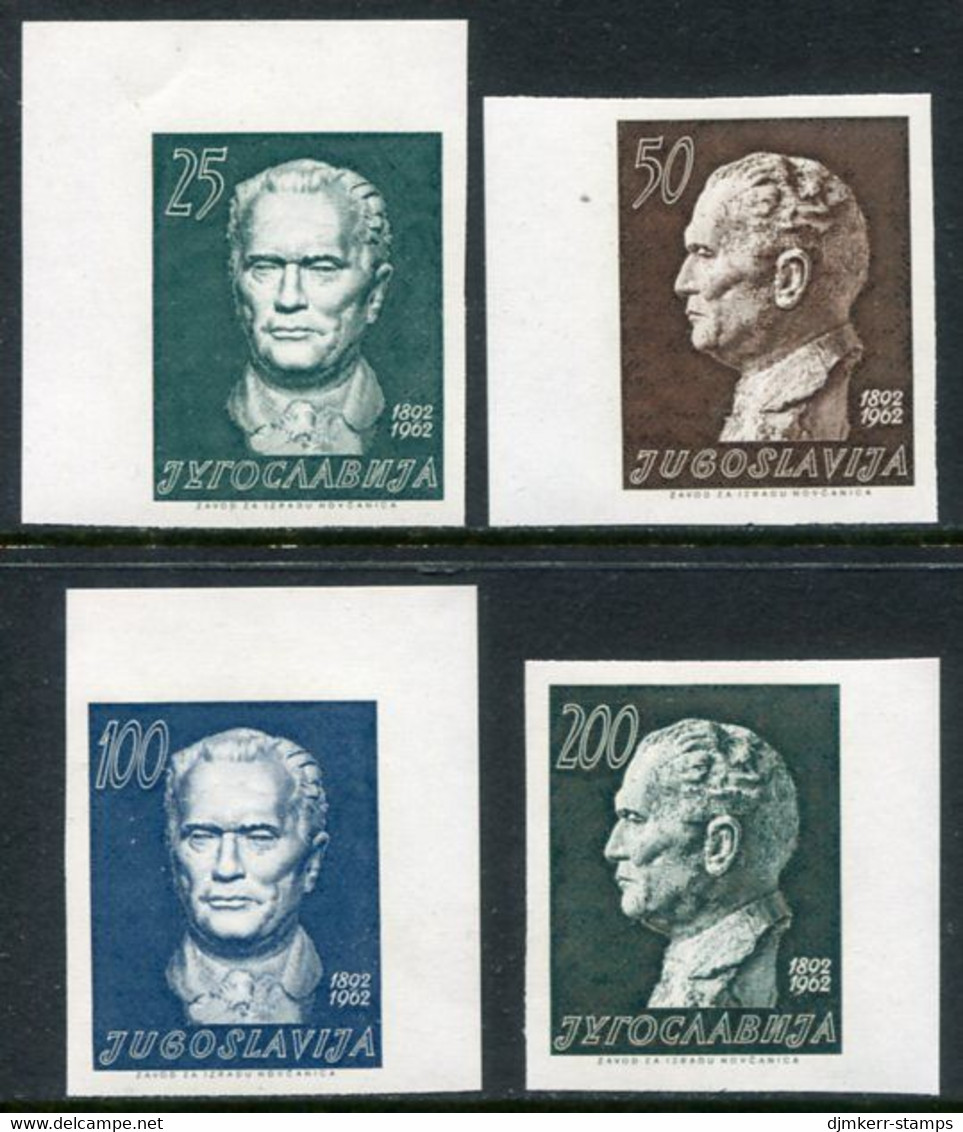 YUGOSLAVIA 1962 Tito 70th Birthday Imperforate Ex Block  MNH / **.  Michel 1003-06B - Nuovi