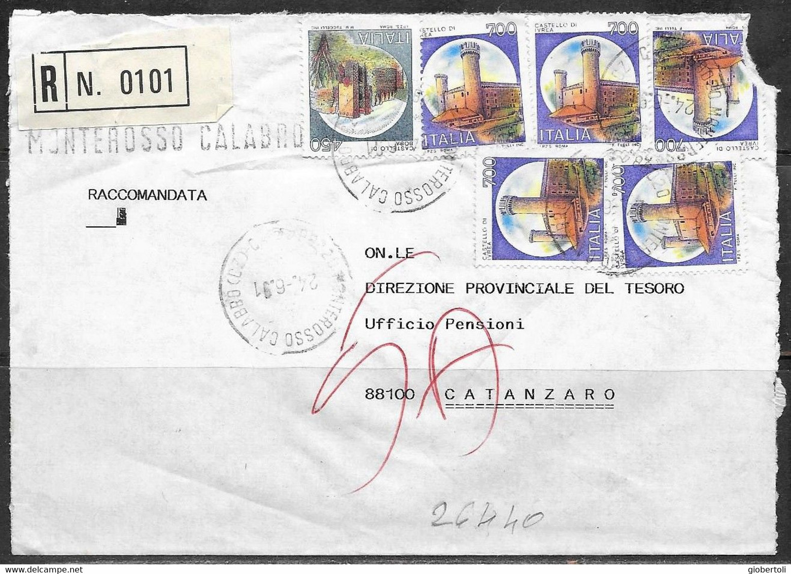 Italia/Italy/Italie: Raccomandata, Registered, Recommandè - 1991-00: Storia Postale