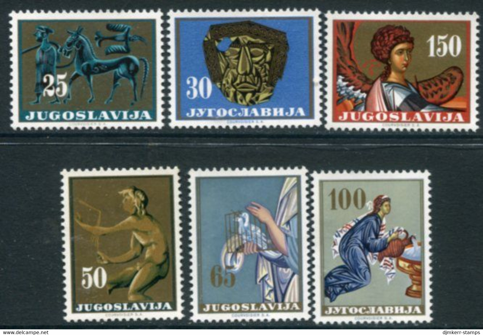 YUGOSLAVIA 1962 Art Throuth The Centuries I  MNH / **.  Michel 1026-31 - Unused Stamps