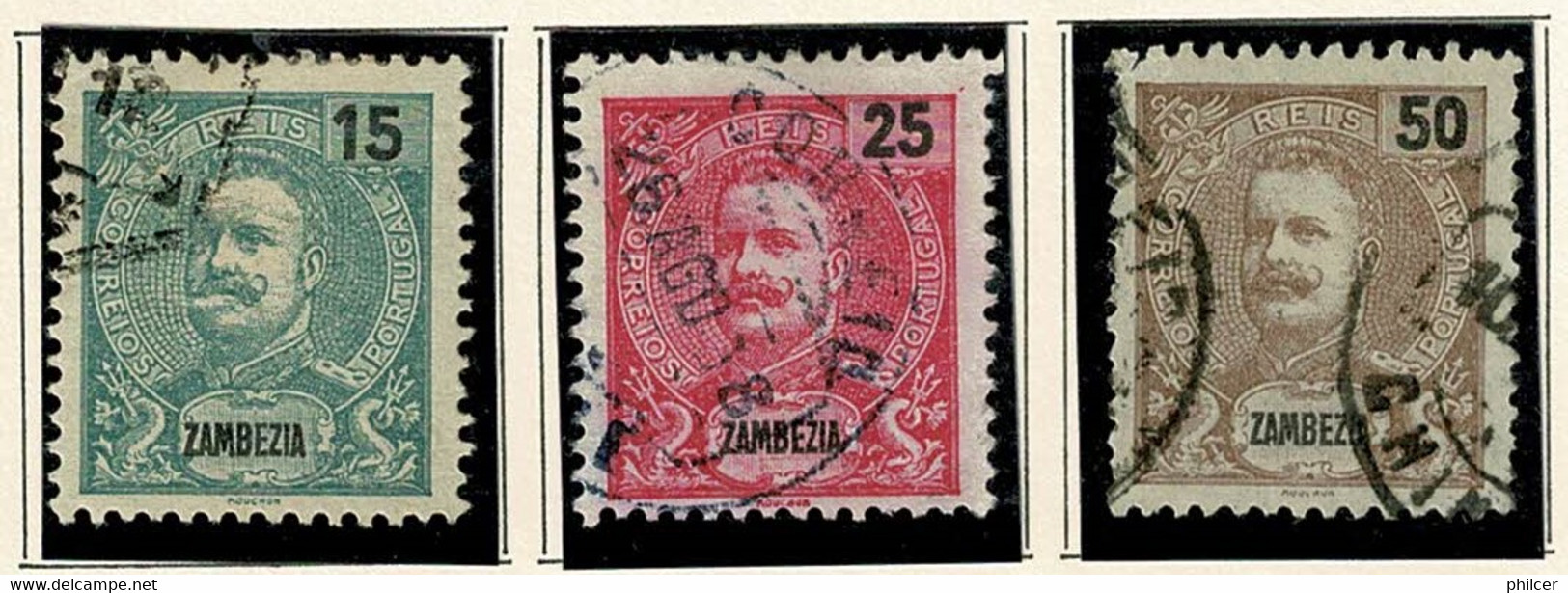 Zambézia, 1903, # 46/8, Used - Sambesi (Zambezi)