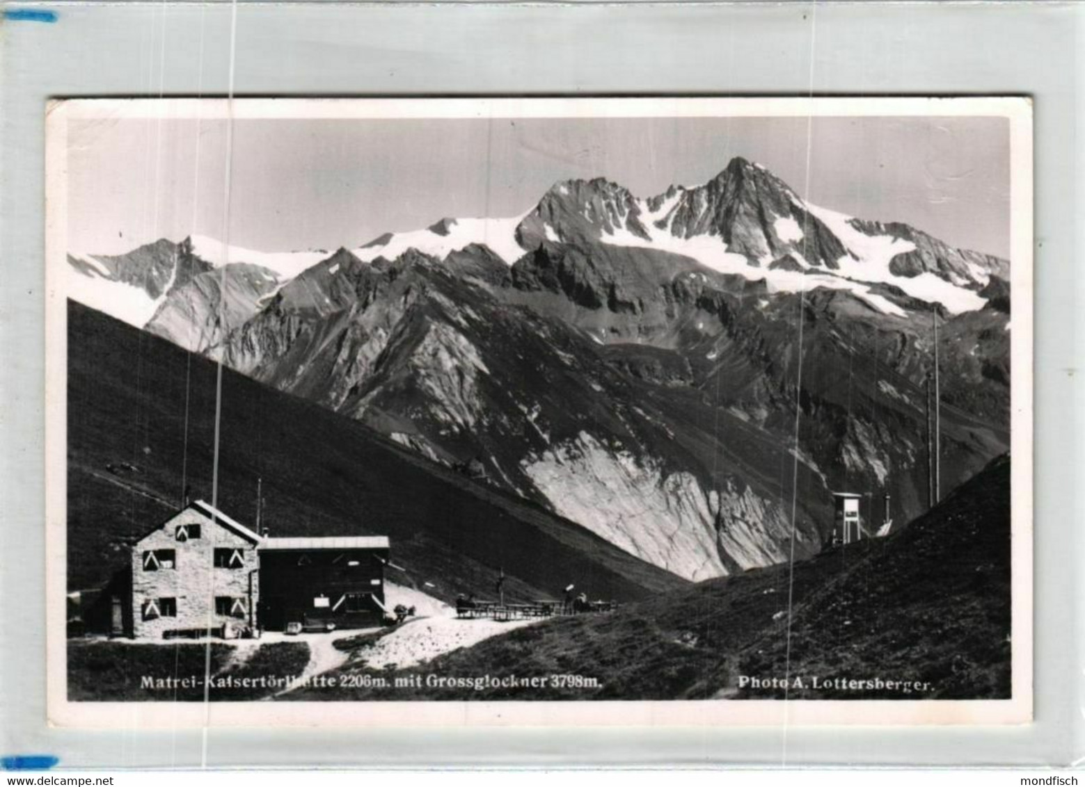 Kals-Matreier-Törl-Haus Mit Großglockner 1955 - Kals