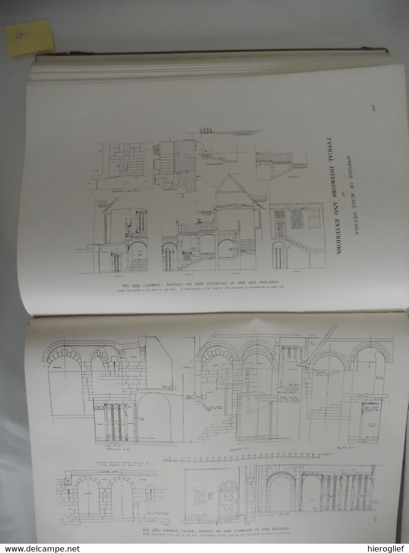 HOUSES AND GARDENS BY E.L. LUTYEN decribedb&v criticised by Lawrence Weaver 1913 london