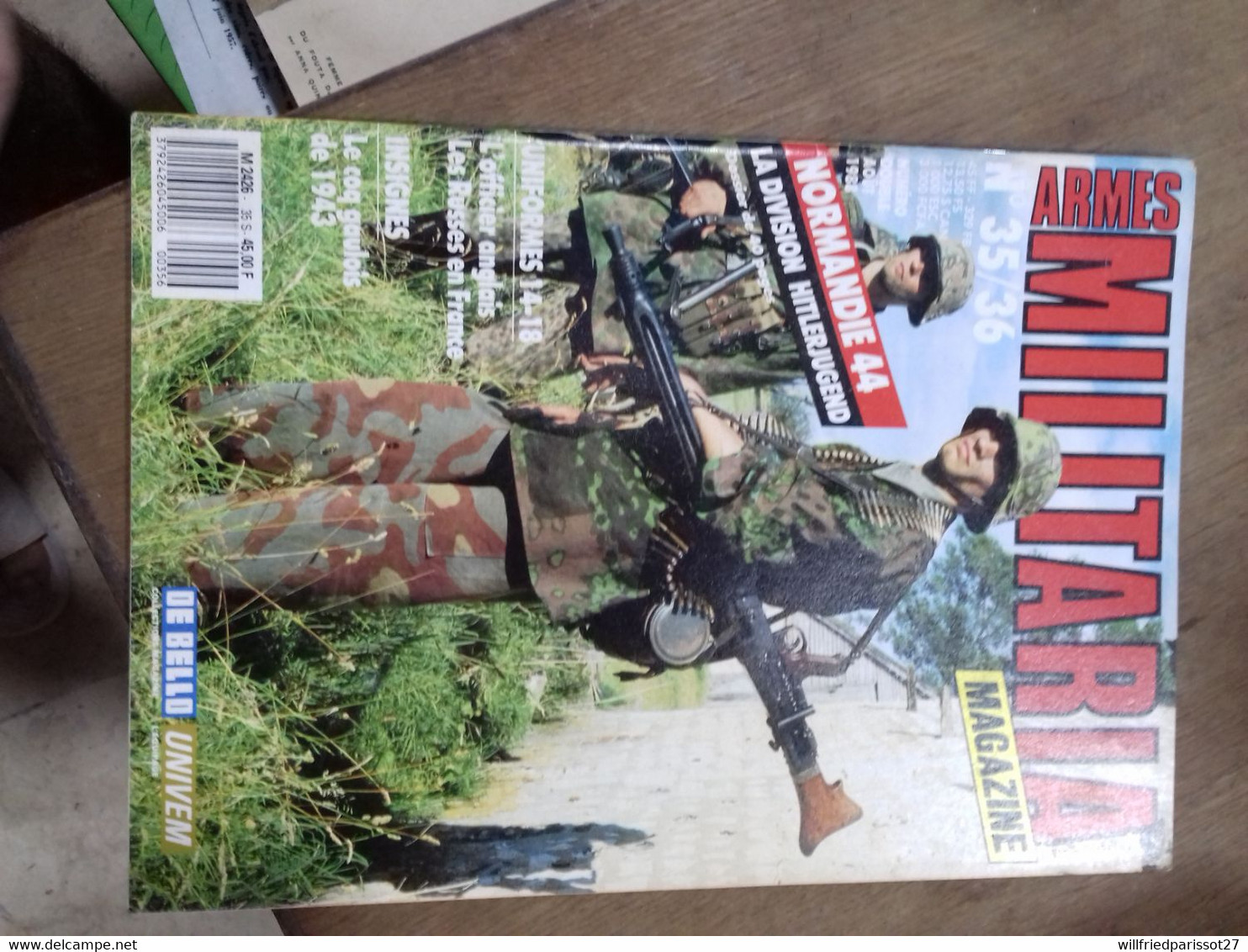 4/  ARMES MILITARIA N° 35/36 MAGAZINE - Wapens