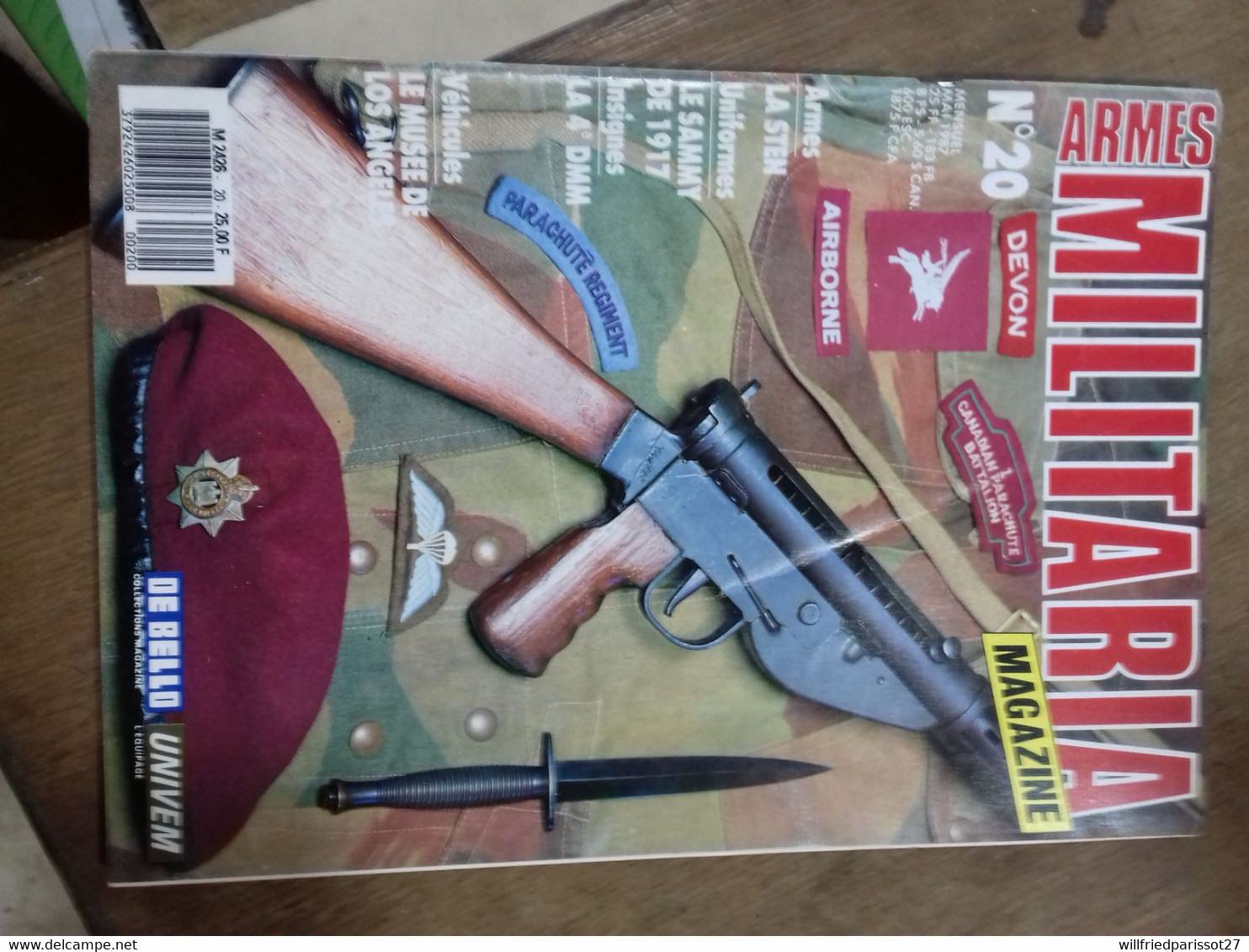 4/  ARMES MILITARIA N° 20  MAGAZINE - Armes