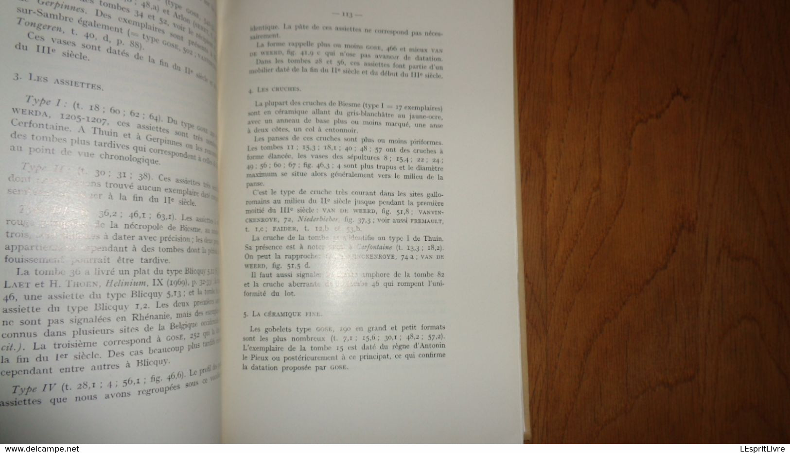 ANNALES DE LA SOCIETE ARCHEOLOGIQUE DE NAMUR Tome 55 - 1 Régionalisme Villa Anthée Monnaies Nécropole Biesme Furfooz