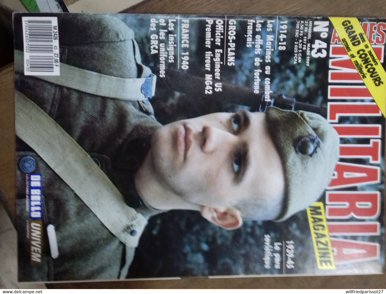 4/  ARMES MILITARIA N° 43  MAGAZINE - Wapens