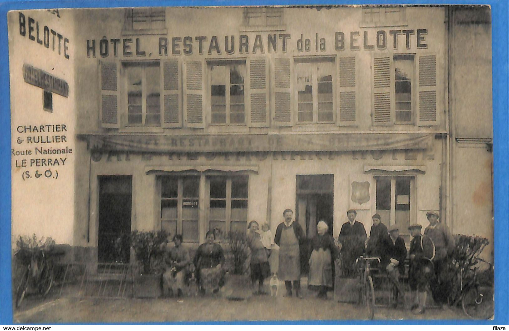 78 - Yvelines -   Le Perray - Route Nationale - Hotel Restaurant De La Belotte - Chartier & Rullier   (N6742) - Le Perray En Yvelines