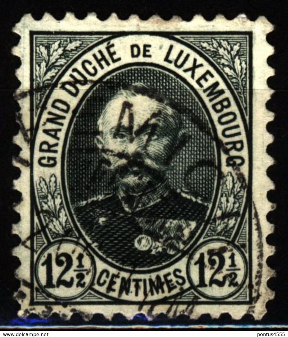 Luxembourg 1891 Mi 58D Grand Duke Adolf (1) - 1891 Adolphe Frontansicht
