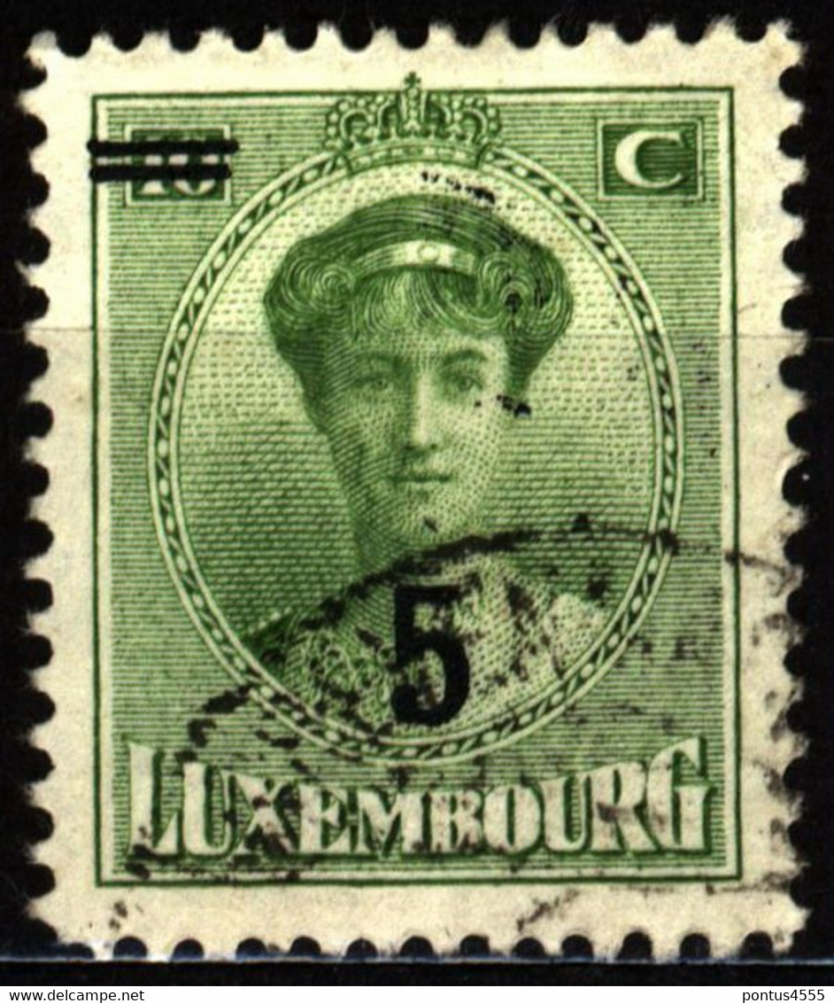 Luxembourg 1925 Mi 156 Grand Duchess Marie Adelaide - 1921-27 Charlotte Front Side