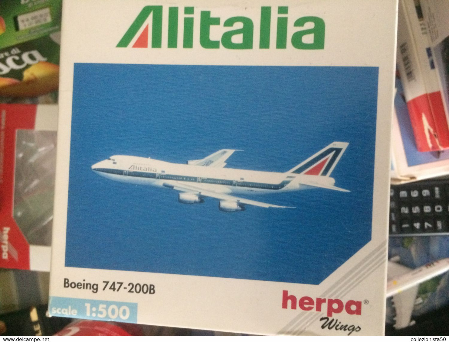 HERPA BOEING 747 ALITALIA 1:500 1 VALORE ! - Aerei E Elicotteri