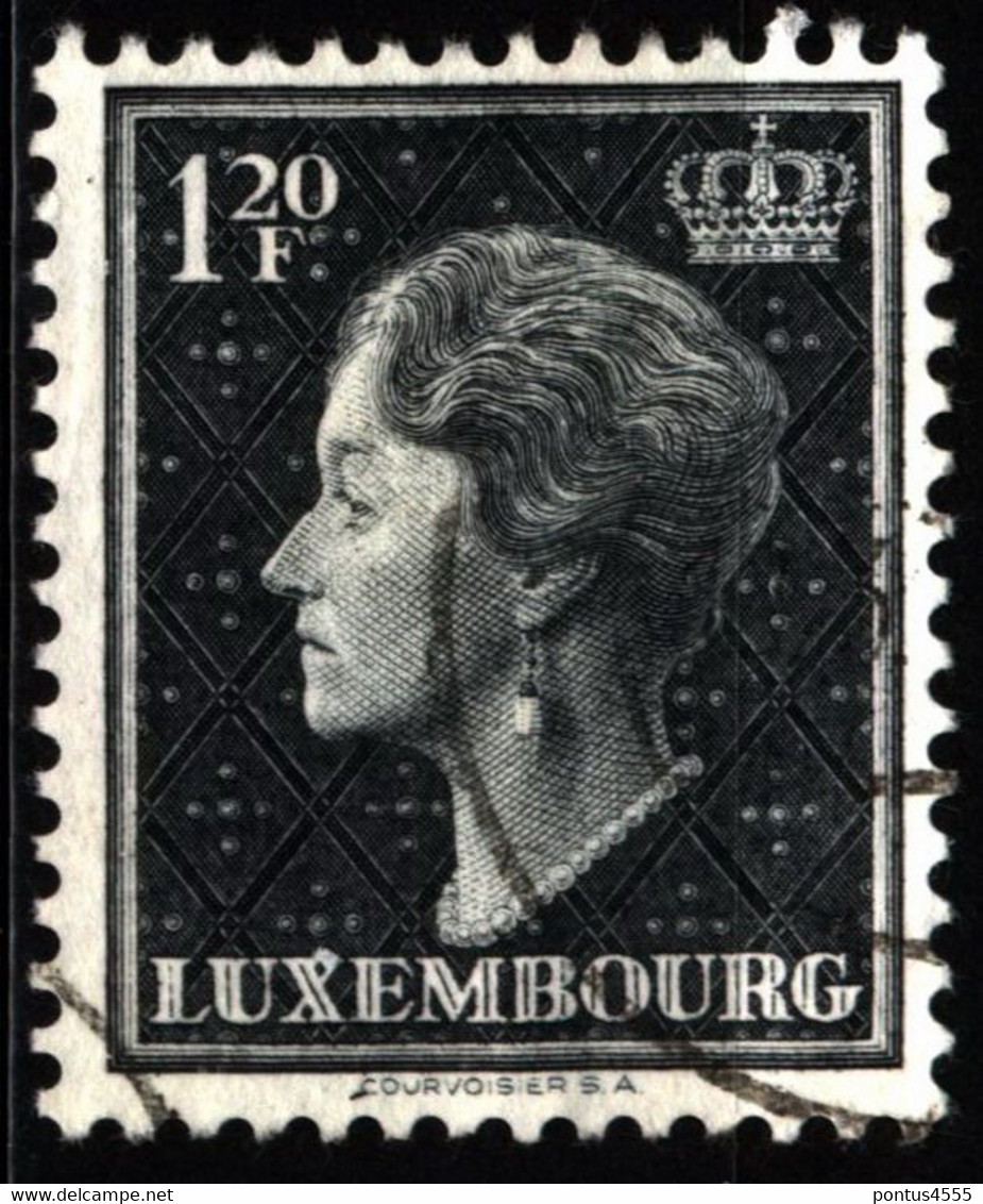 Luxembourg 1953 Mi 511 Grand Duchess Charlotte - 1948-58 Charlotte Linkerkant