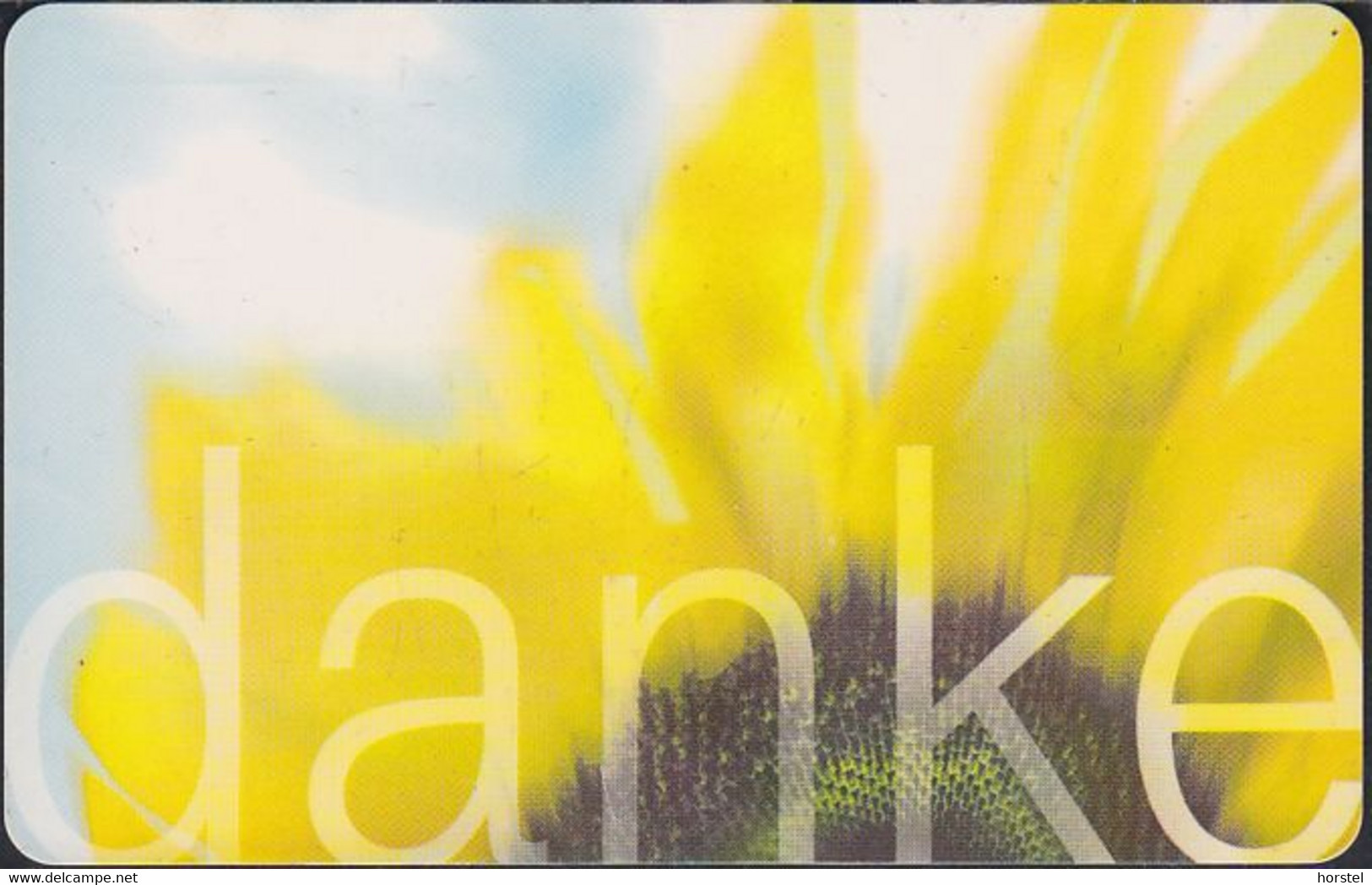 GERMANY KD3/00 - Danke - Blume - KD-Series : Remerciements