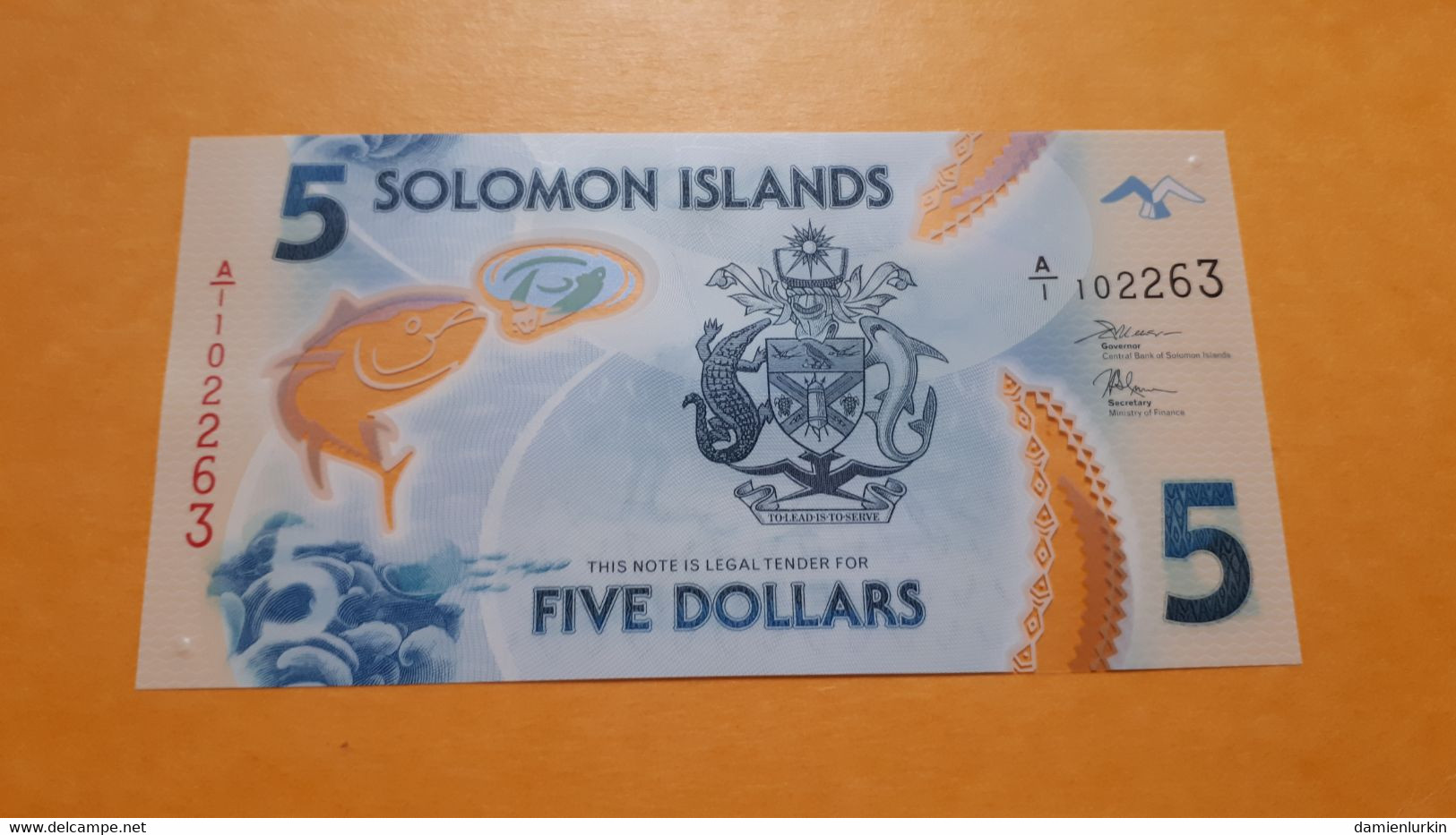 ILES SALOMON SOLOMON ISLANDS 5 DOLLARS 2019 UNC POLYMER P-38a - Solomonen