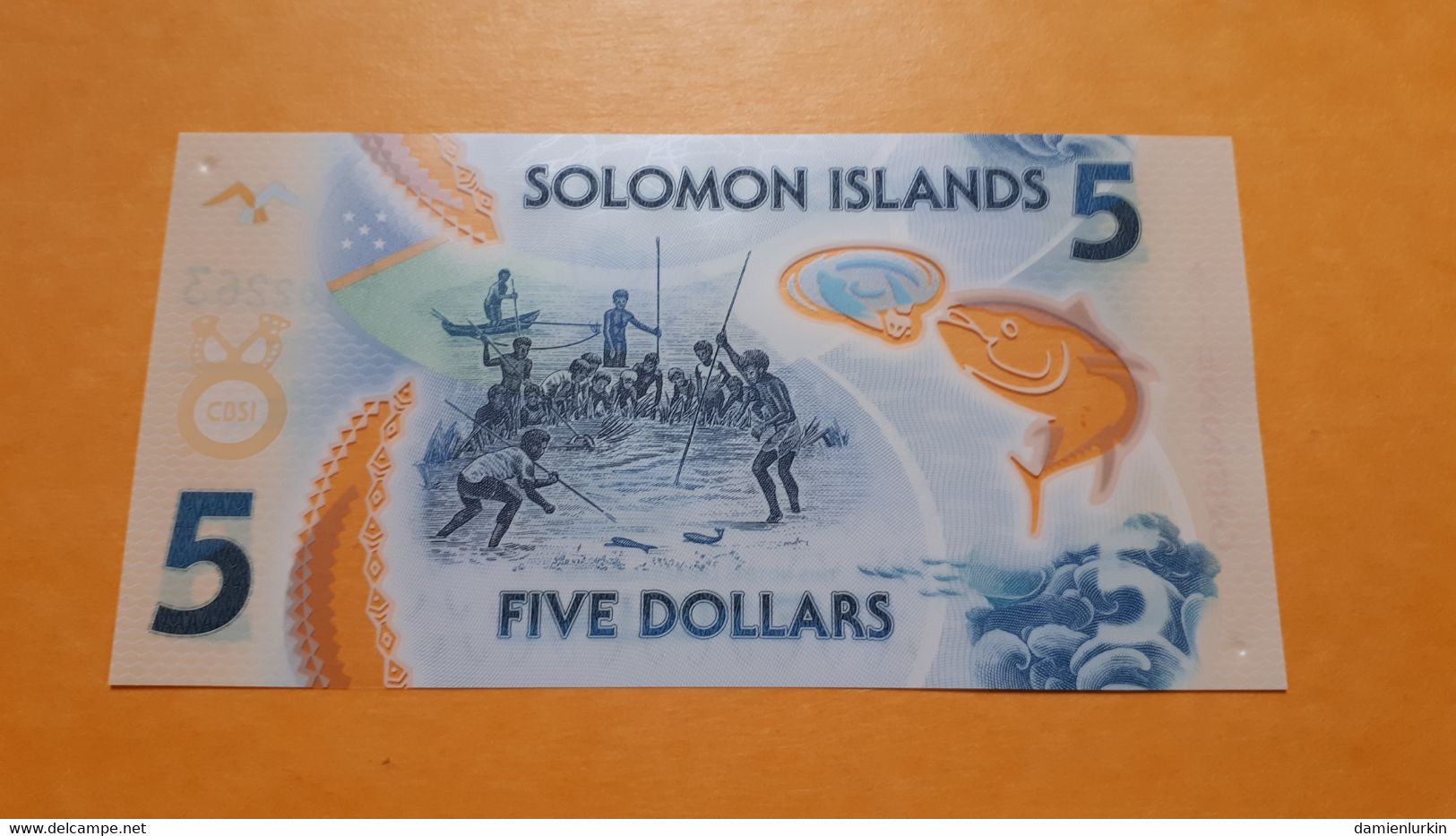 ILES SALOMON SOLOMON ISLANDS 5 DOLLARS 2019 UNC POLYMER P-38a - Isola Salomon