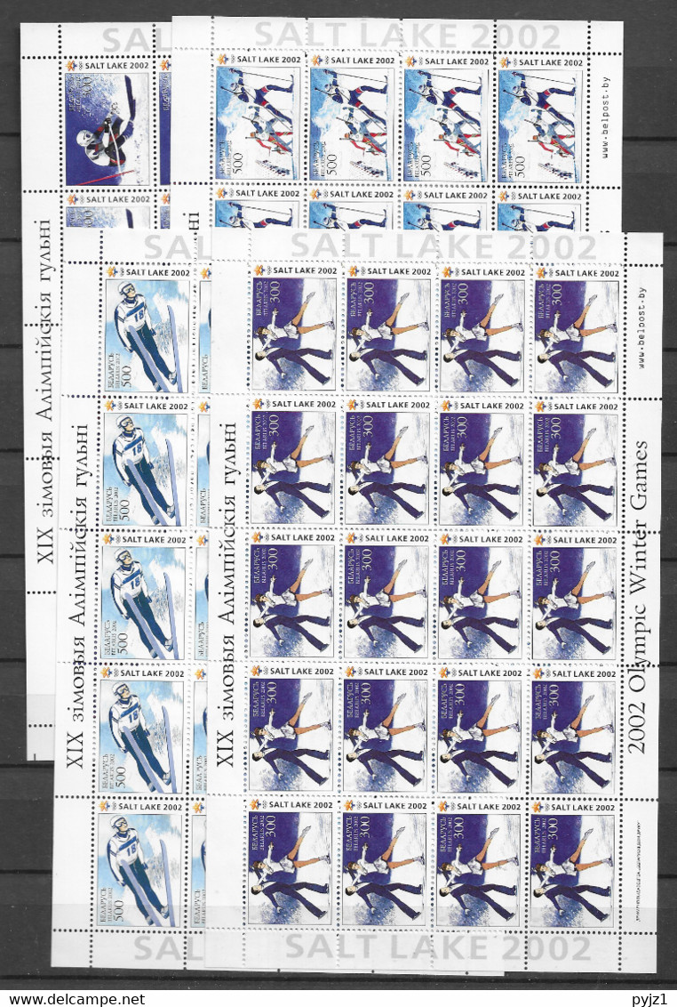 2002 MNH Belarus Mi 439-42 - Hiver 2002: Salt Lake City