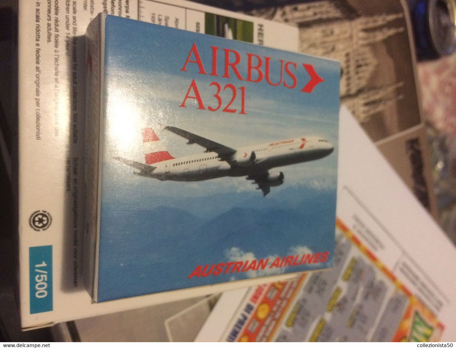 SCABAK 1:600 AUSTRIAN AIRBUS 321  1 VALORE ! - Unclassified