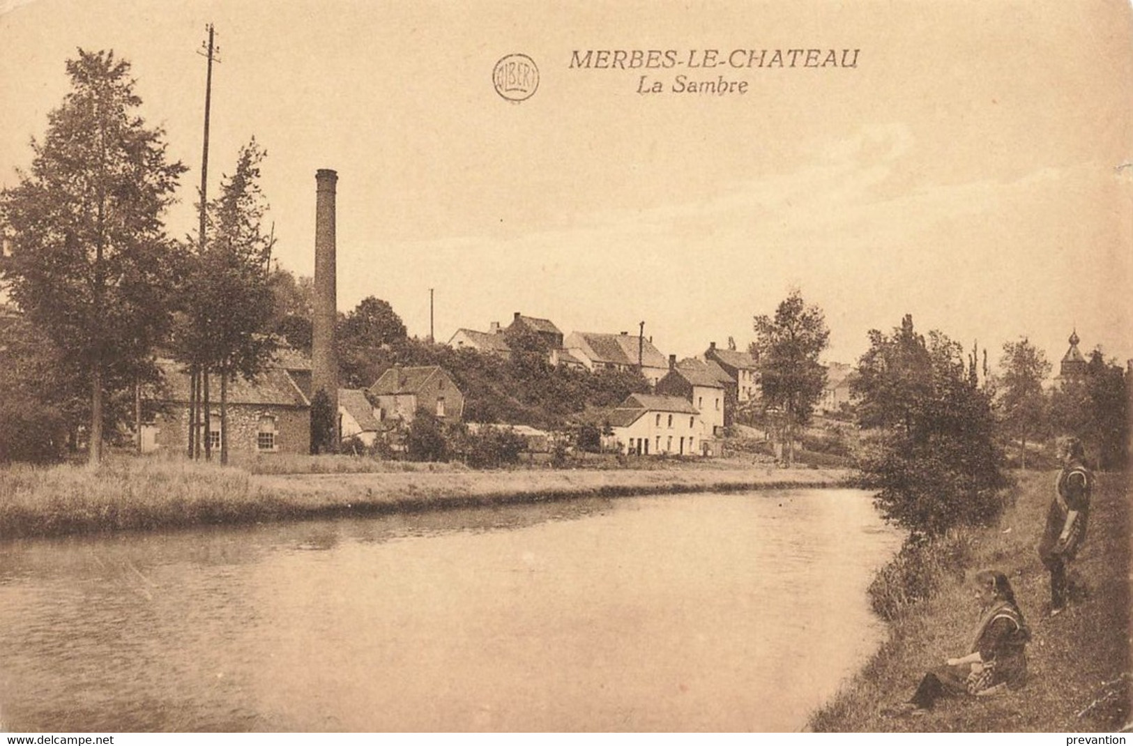 MERBES-le-CHATEAU - La Sambre - Carte Circulé - Merbes-le-Château