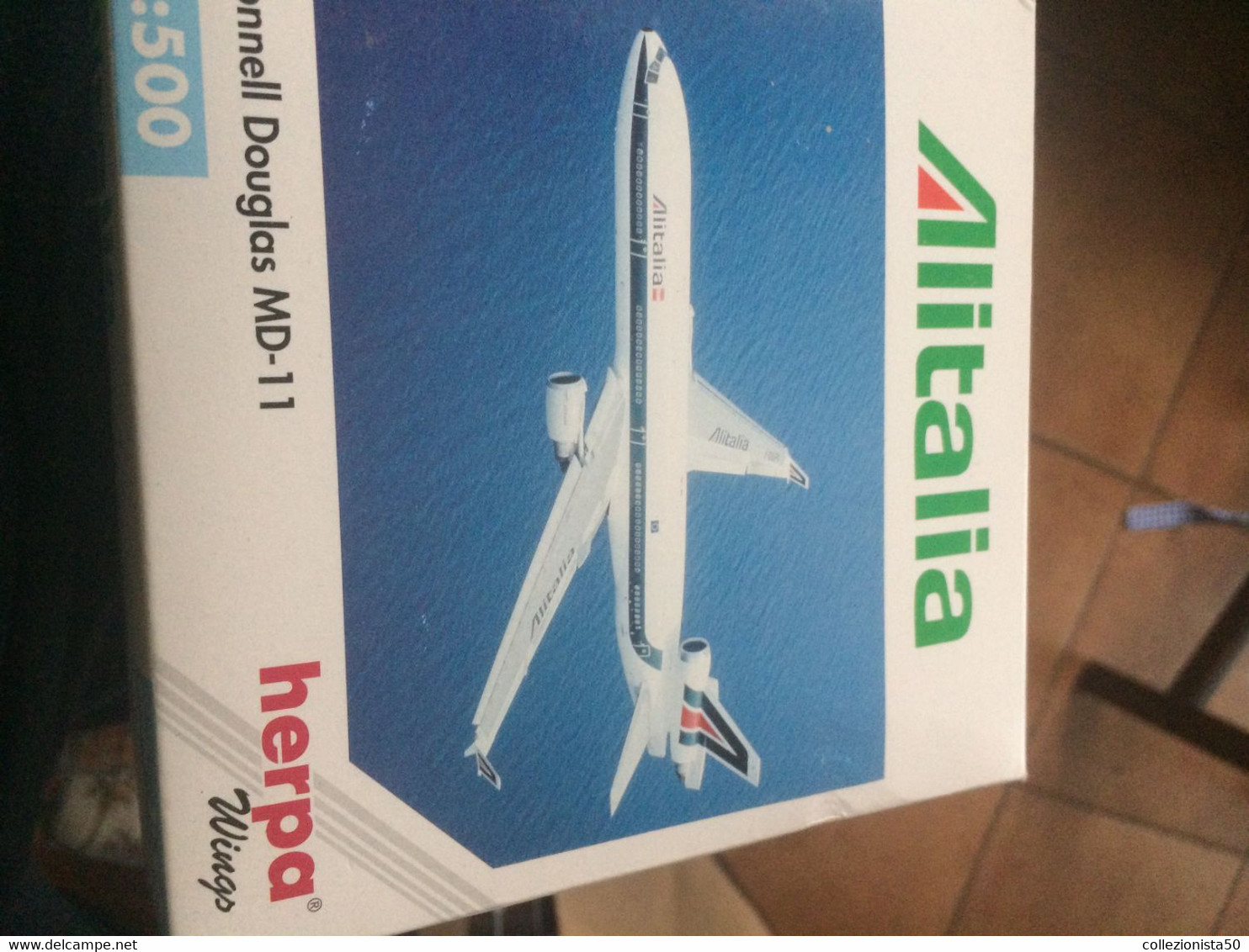 HERPA 1:500 ALITALIA MD11 1  VALORE ! - Luchtvaart