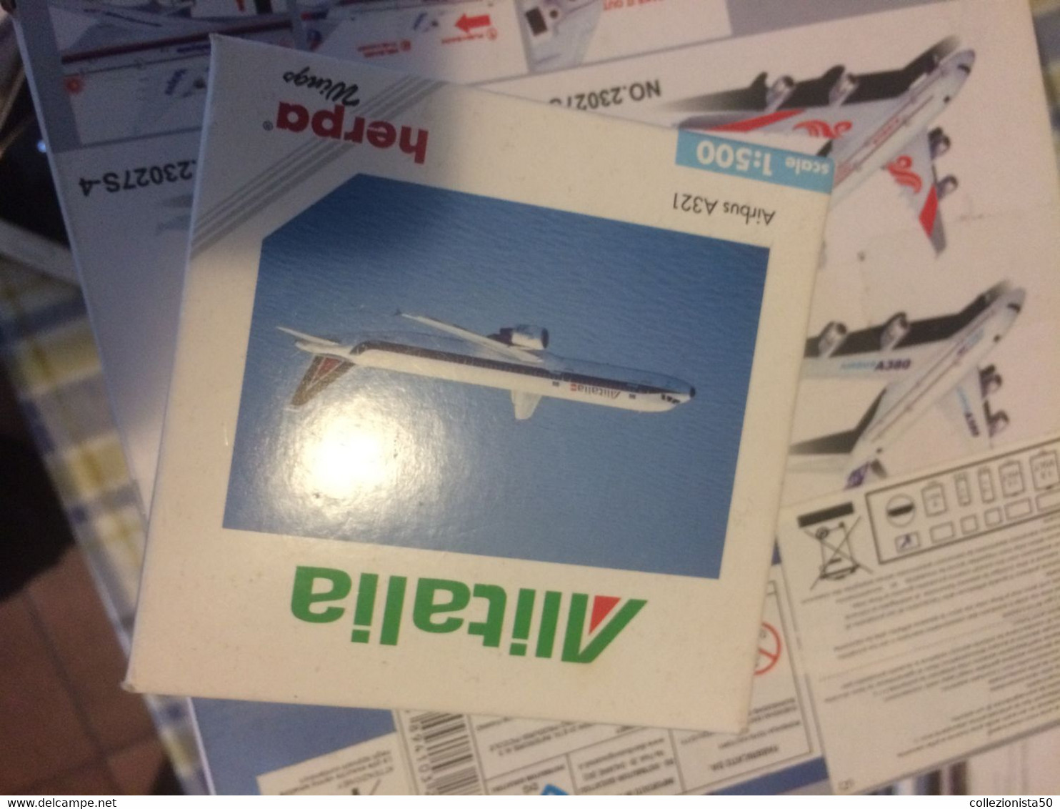 HERPA 1:500 ALITALIA 321    VALORE ! - Luchtvaart