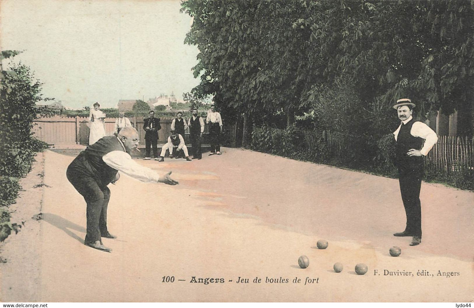 ANGERS 49 , Joueurs ,  Jeu De Boules De Fort - Angers