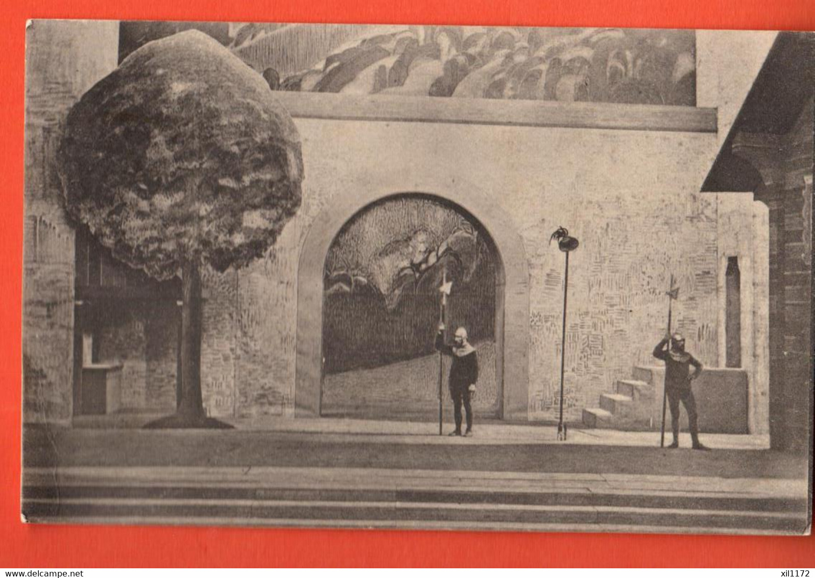 HCF-39  Théâtre Du Jorat Mézières Rprésentation De Tell  Mai-Juin 1914 Place D'Altdorf Non Circulé - Jorat-Mézières